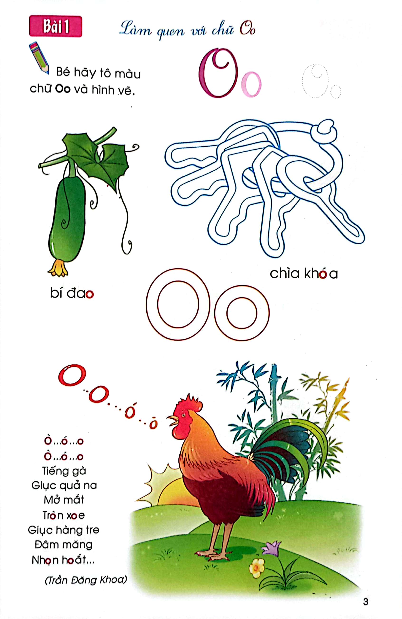 bé làm quen với chữ cái