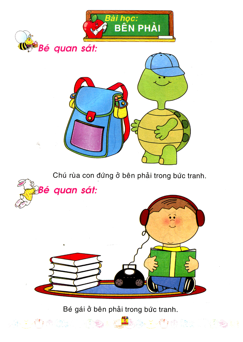 bé làm quen với môn toán - xác định vị trí