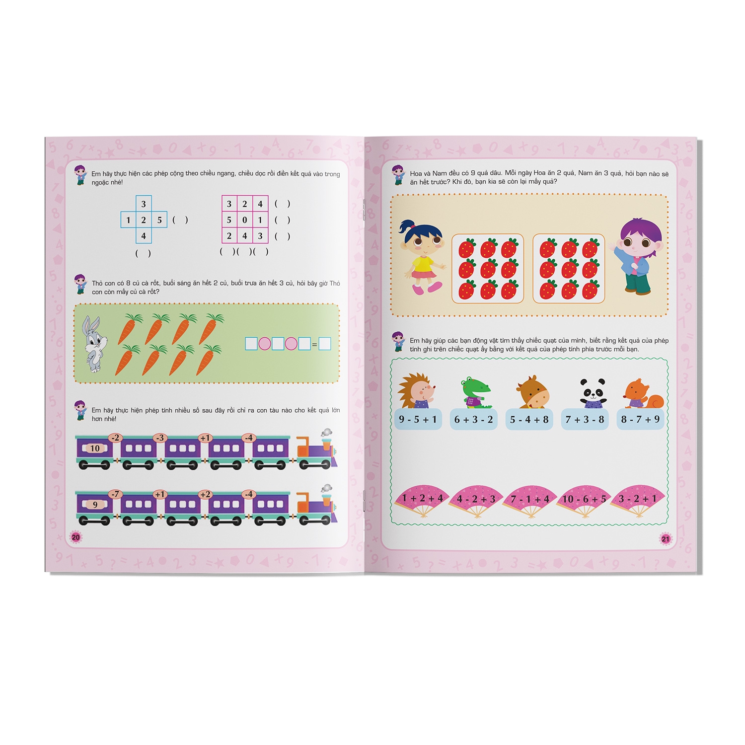 bé làm quen với toán (dành cho bé từ 5-6 tuổi)