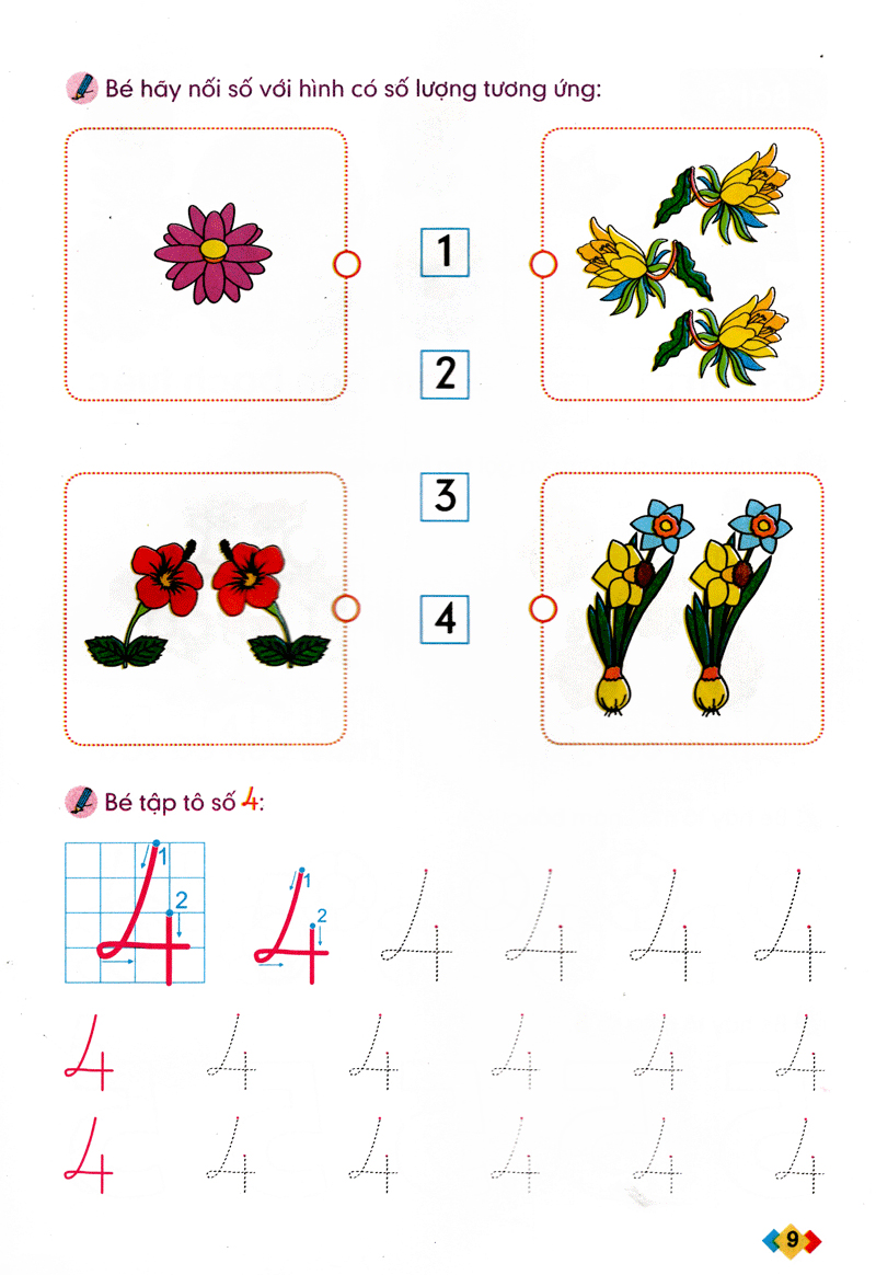 bé làm quen với toán (dành cho trẻ 4 - 5 tuổi)