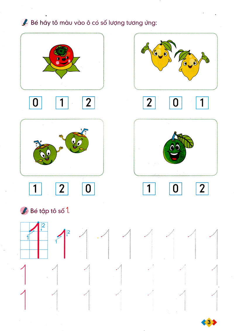 bé làm quen với toán (dành cho trẻ 4 - 5 tuổi)