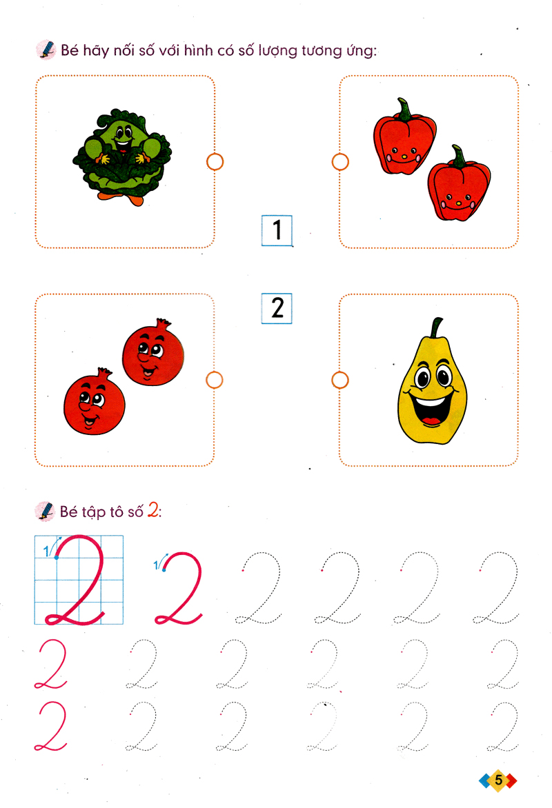 bé làm quen với toán (dành cho trẻ 4 - 5 tuổi)