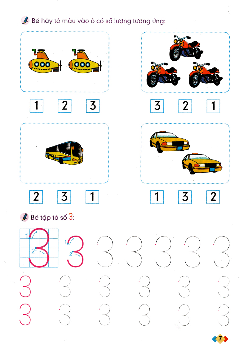 bé làm quen với toán (dành cho trẻ 4 - 5 tuổi)