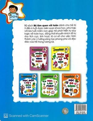 bé làm quen với toán - học đếm từ 1 đến 100 (tái bản 2019)