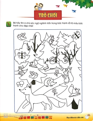 bé làm quen với toán - học đếm từ 1 đến 100 (tái bản 2019)