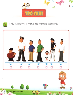 bé làm quen với toán - học so sánh (tái bản 2019)