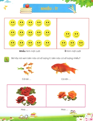 bé làm quen với toán - học so sánh (tái bản 2019)