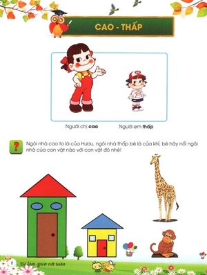 bé làm quen với toán - học so sánh (tái bản 2019)