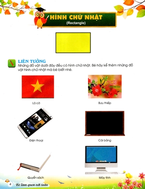 bé làm quen với toán - nhận biết hình dạng (tái bản 2019)