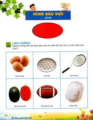 bé làm quen với toán - nhận biết hình dạng (tái bản 2019)