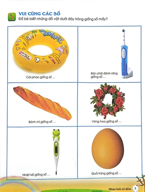 bé làm quen với toán - nhận biết số đếm (tái bản 2019)