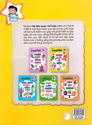 bé làm quen với toán - nhận biết số đếm (tái bản 2019)