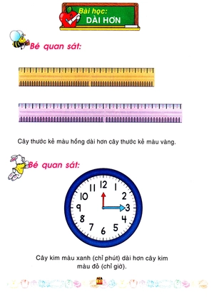 bé làm quen với toán - so sánh