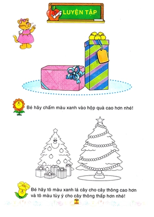 bé làm quen với toán - so sánh