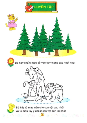 bé làm quen với toán - so sánh