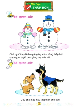 bé làm quen với toán - so sánh