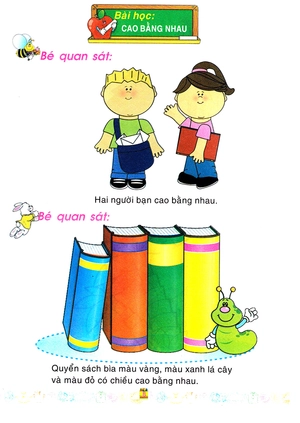 bé làm quen với toán - so sánh