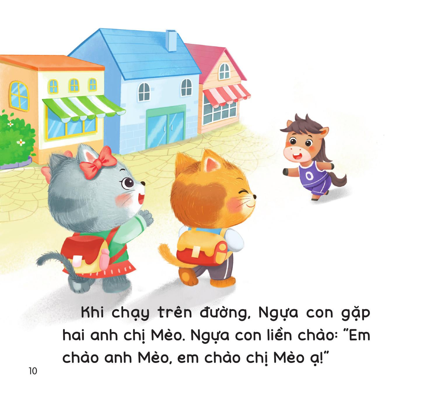 Be Lon Len Cung Nhung Cau Chuyen Nho - Be Hoc Le Phep