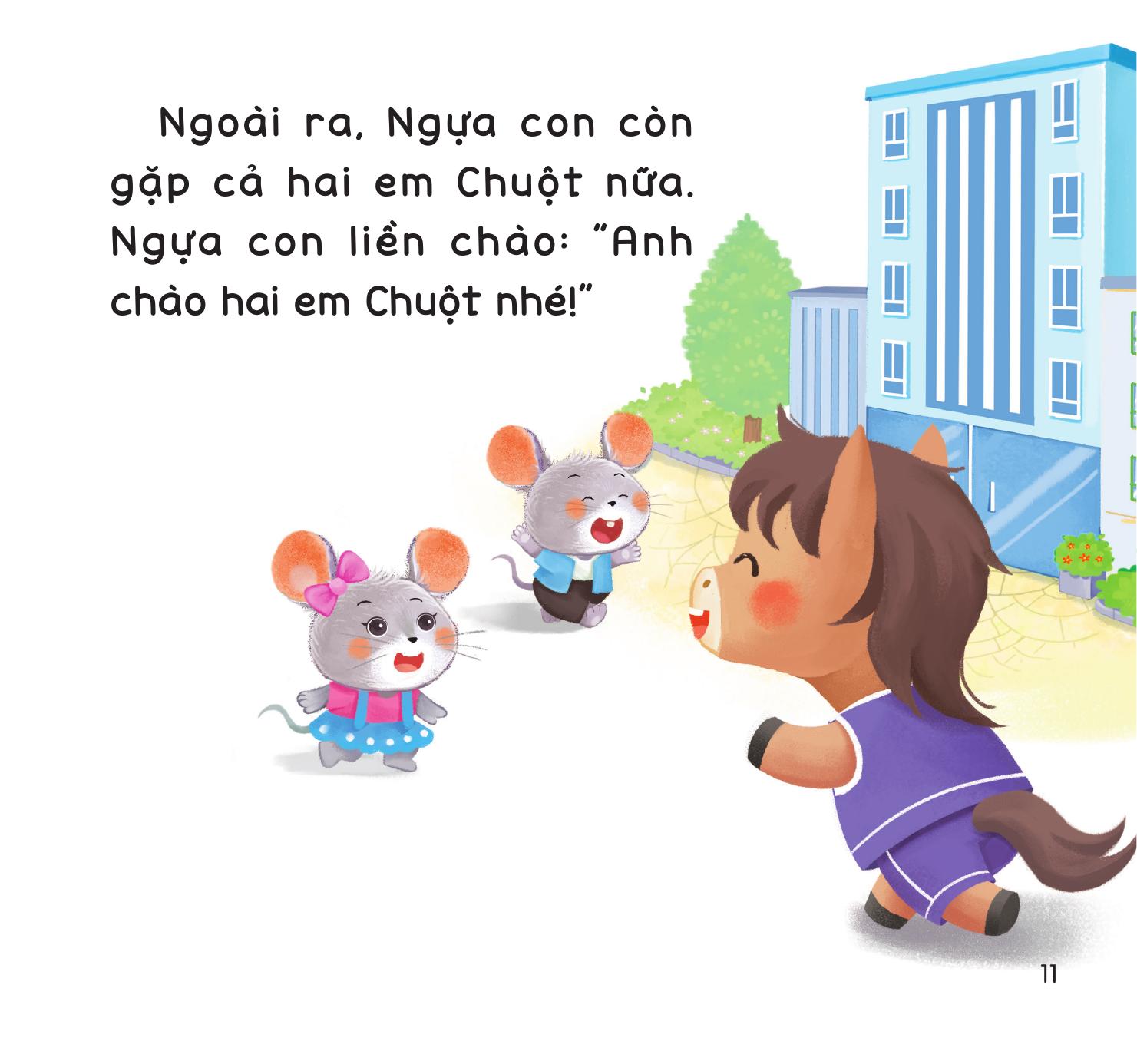 Be Lon Len Cung Nhung Cau Chuyen Nho - Be Hoc Le Phep