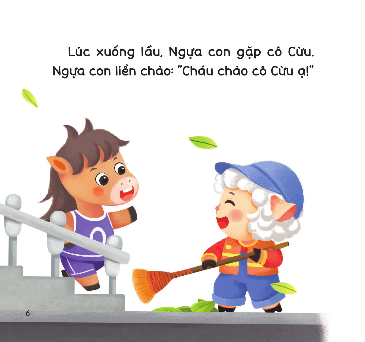 Be Lon Len Cung Nhung Cau Chuyen Nho - Be Hoc Le Phep