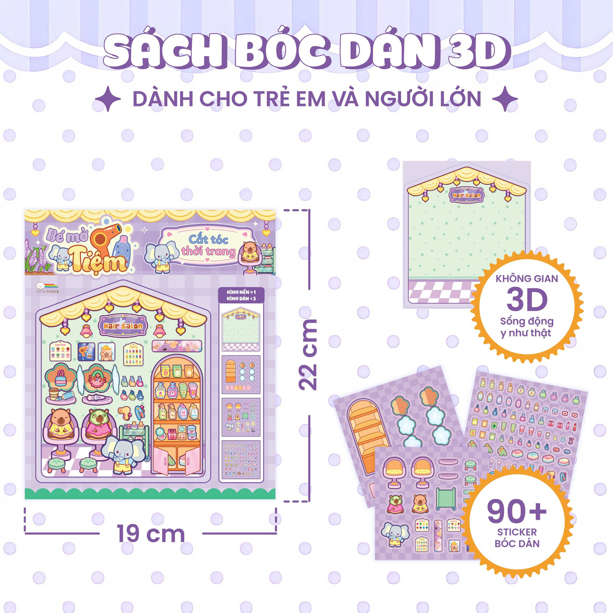 Bé Mở Tiệm - Cắt Tóc Thời Trang