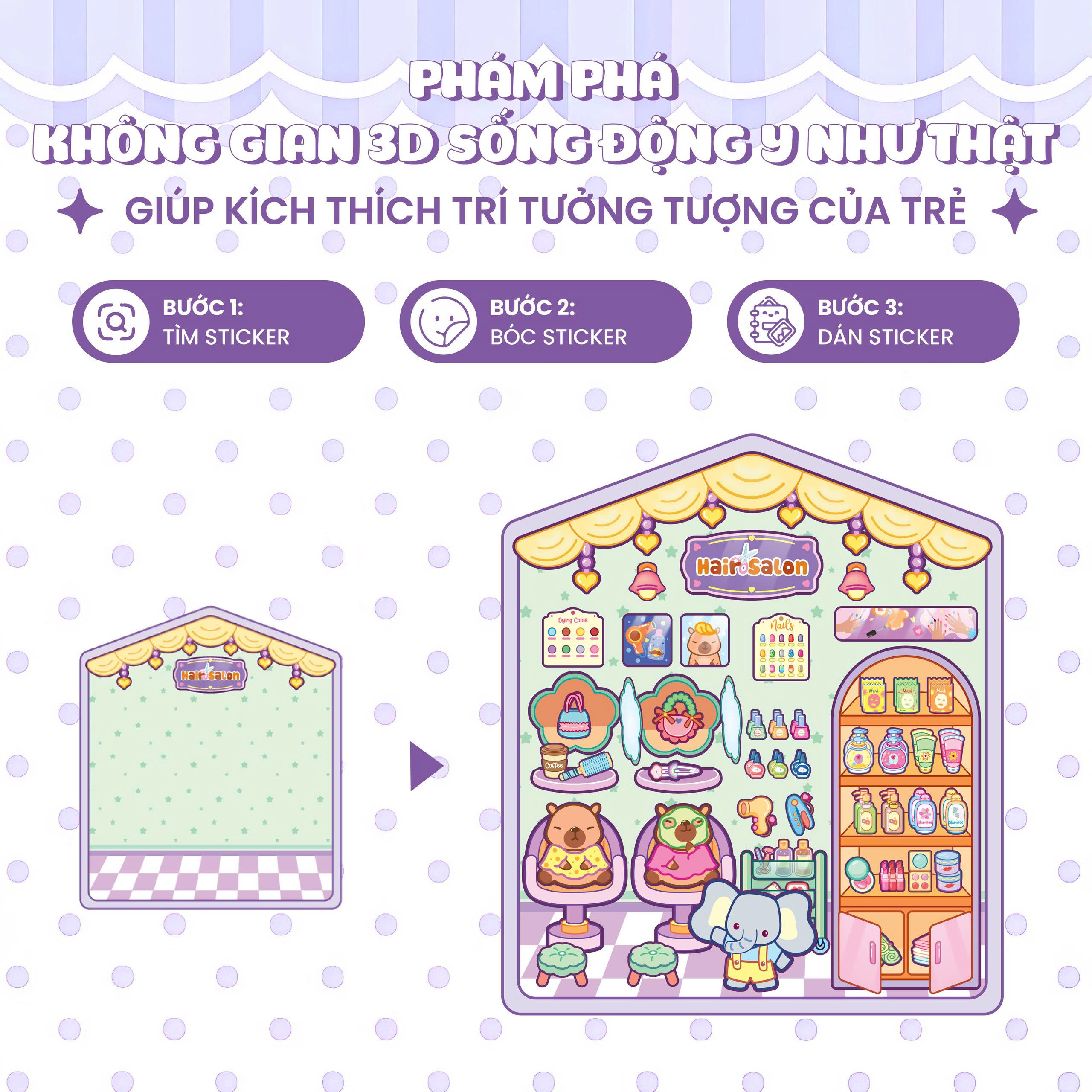 Bé Mở Tiệm - Cắt Tóc Thời Trang