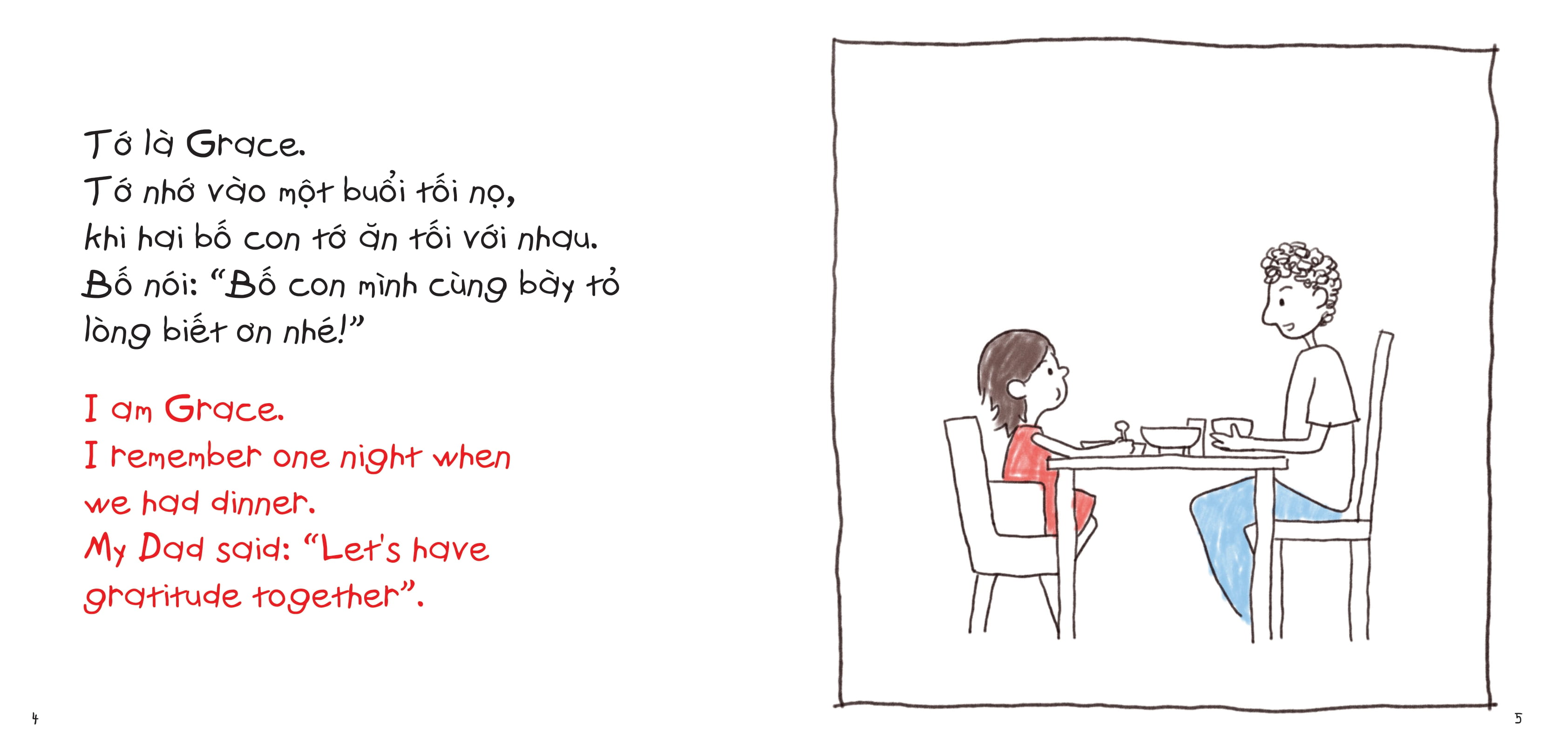 Be Ngoan Ren Thoi Quen Tot - Hoc Cach Biet On - Grace Said Gratitude