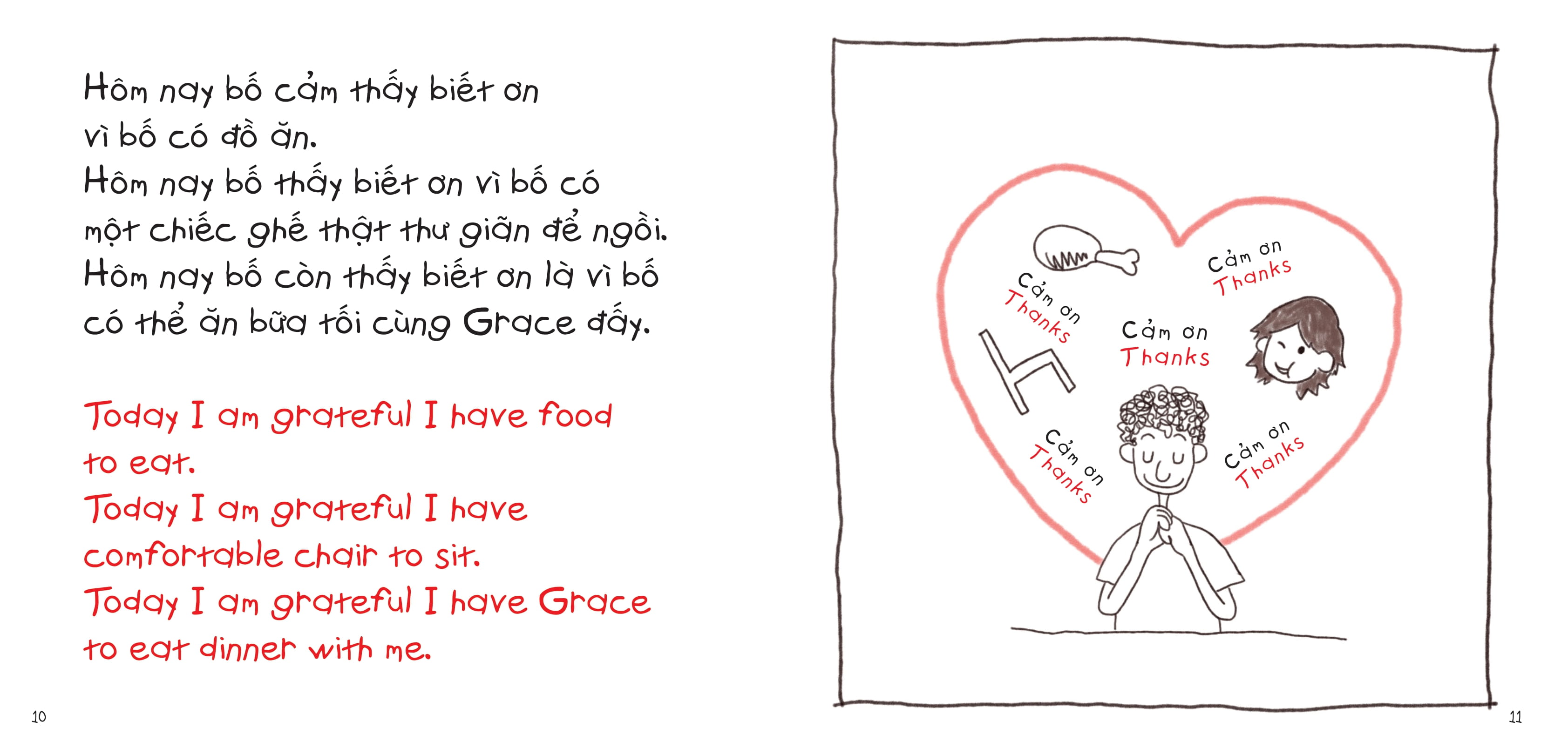 Be Ngoan Ren Thoi Quen Tot - Hoc Cach Biet On - Grace Said Gratitude