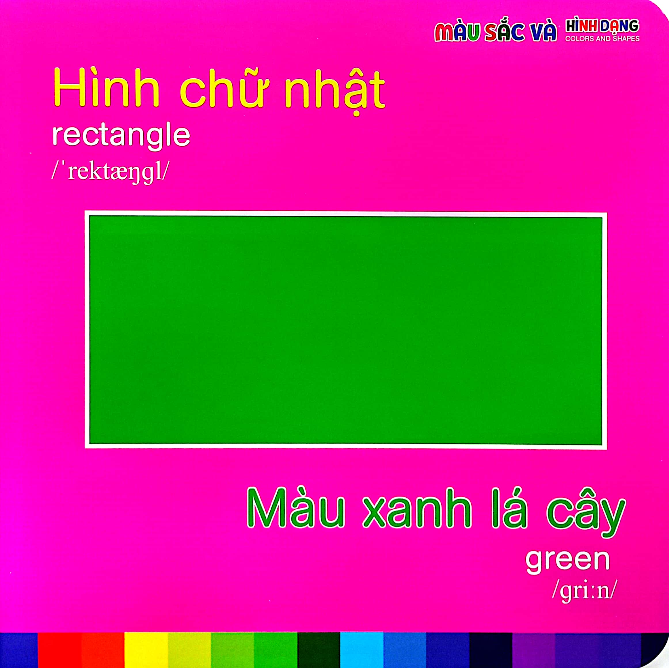 bé nhận biết thế giới xung quanh - hình dạng và màu sắc - shapes and colors