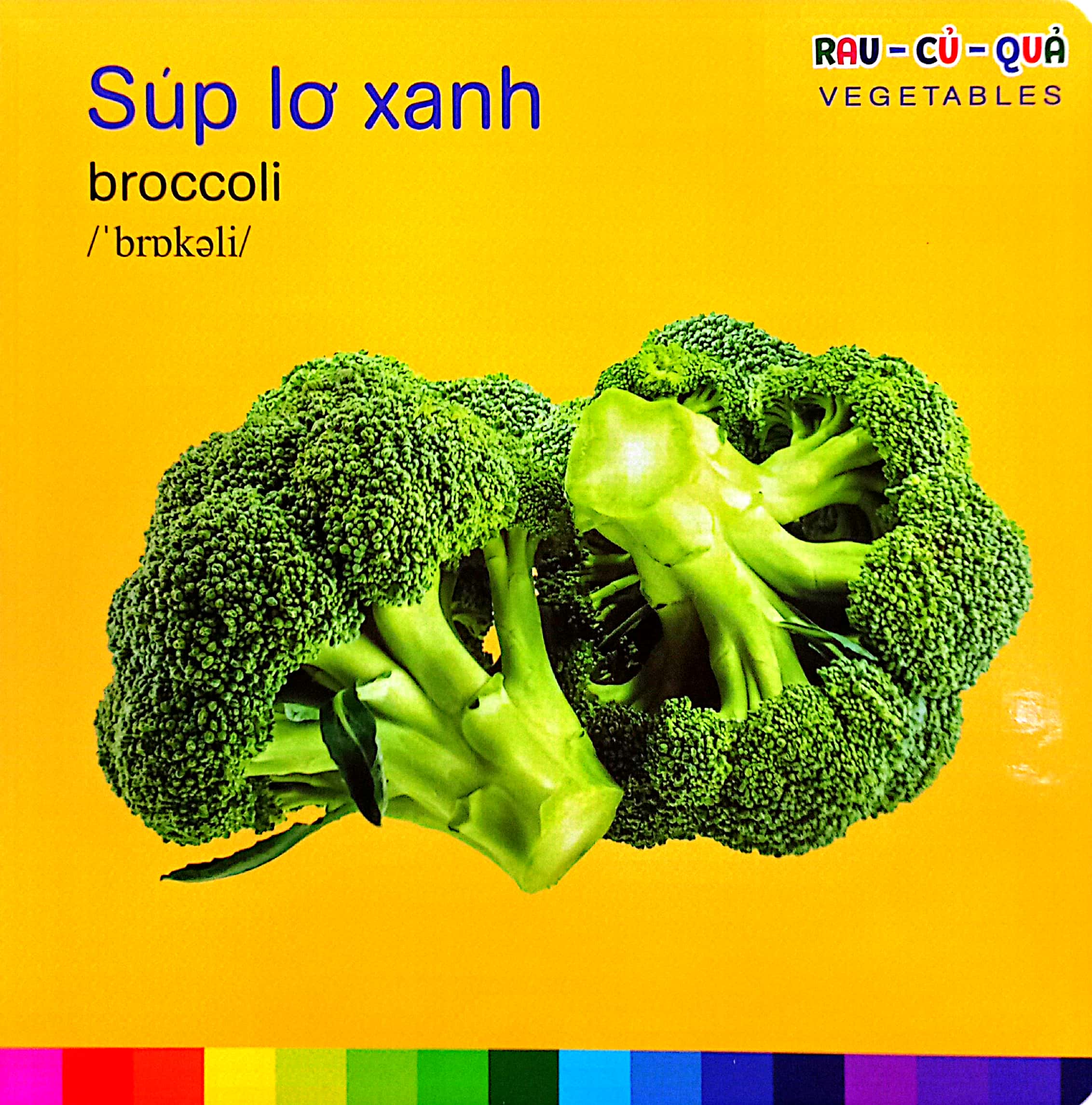 bé nhận biết thế giới xung quanh - rau củ quả - vegetalbles