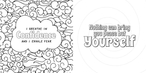 be peaceful - colour your soul happy