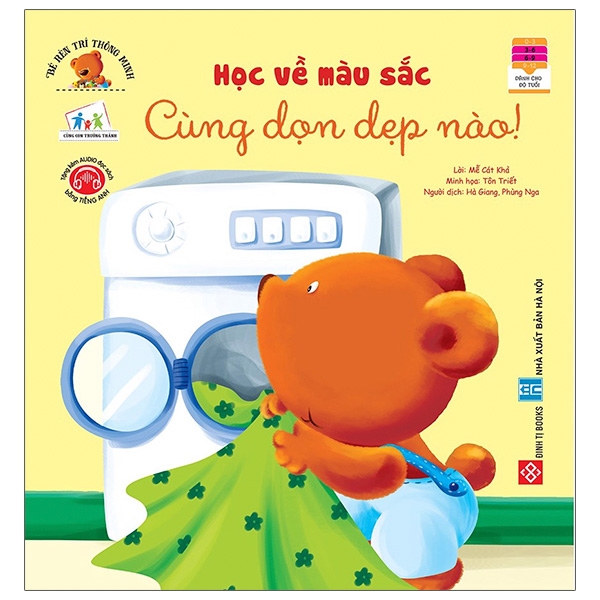 Be Ren Tri Thong Minh - Hoc Ve Mau Sac - Cung Don Dep Nao!