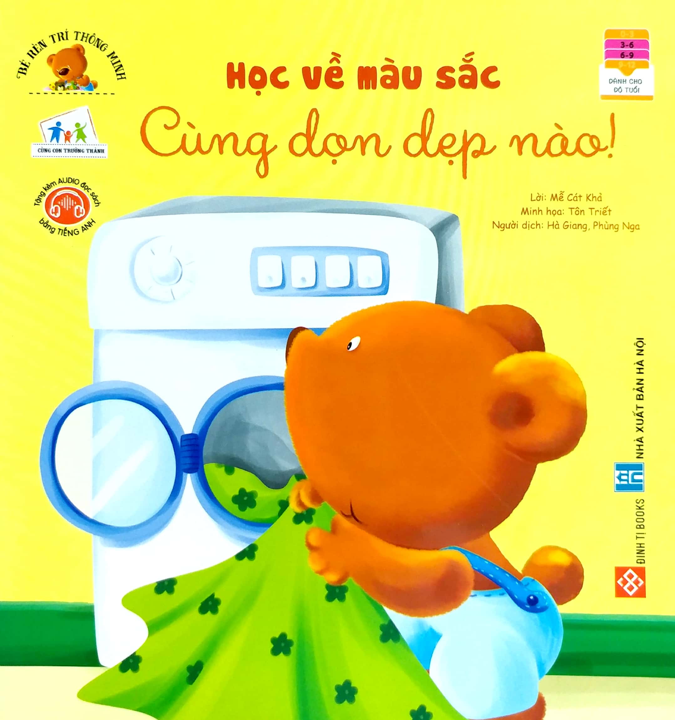 Be Ren Tri Thong Minh - Hoc Ve Mau Sac - Cung Don Dep Nao!