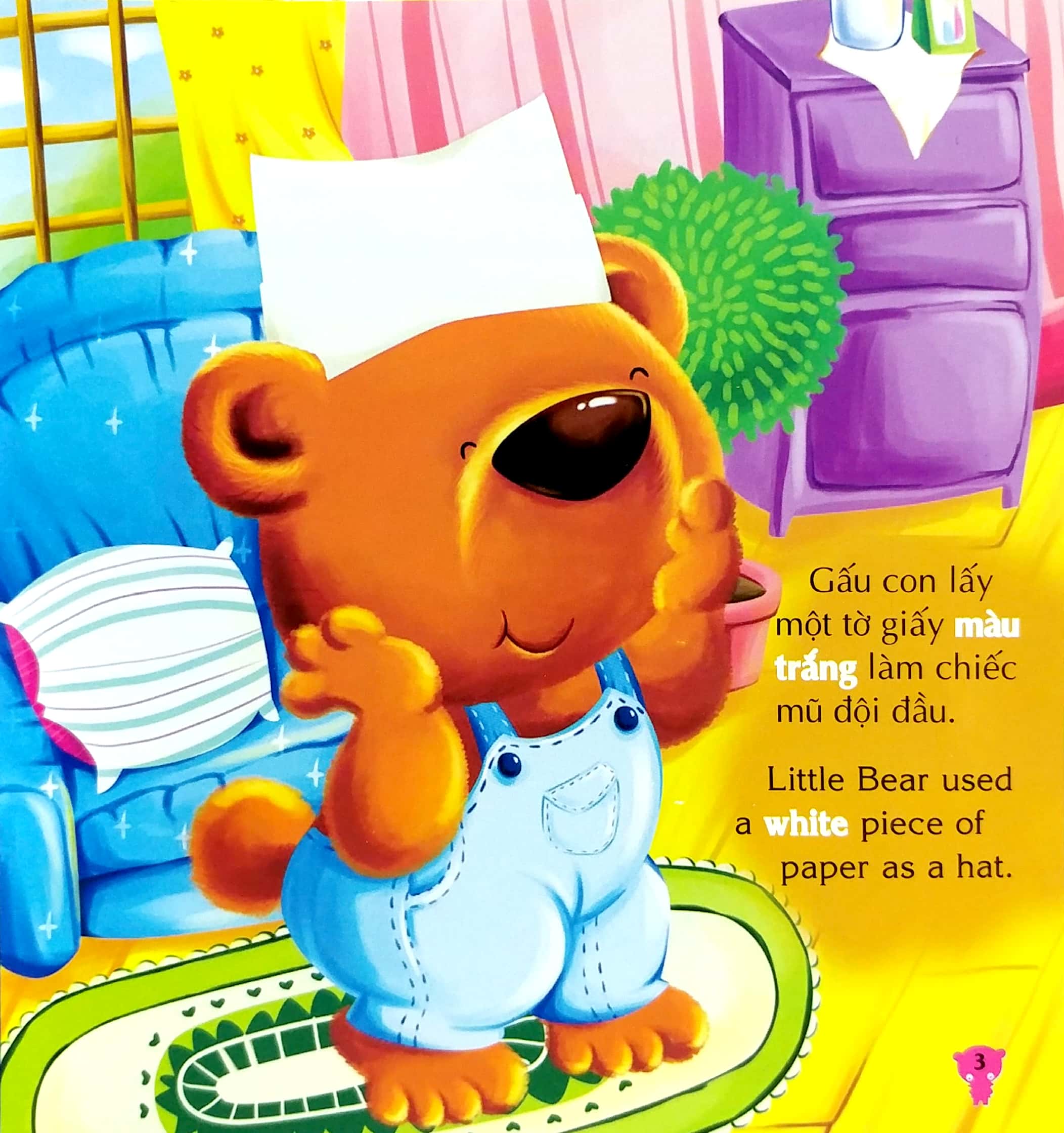 Be Ren Tri Thong Minh - Hoc Ve Mau Sac - Cung Don Dep Nao!