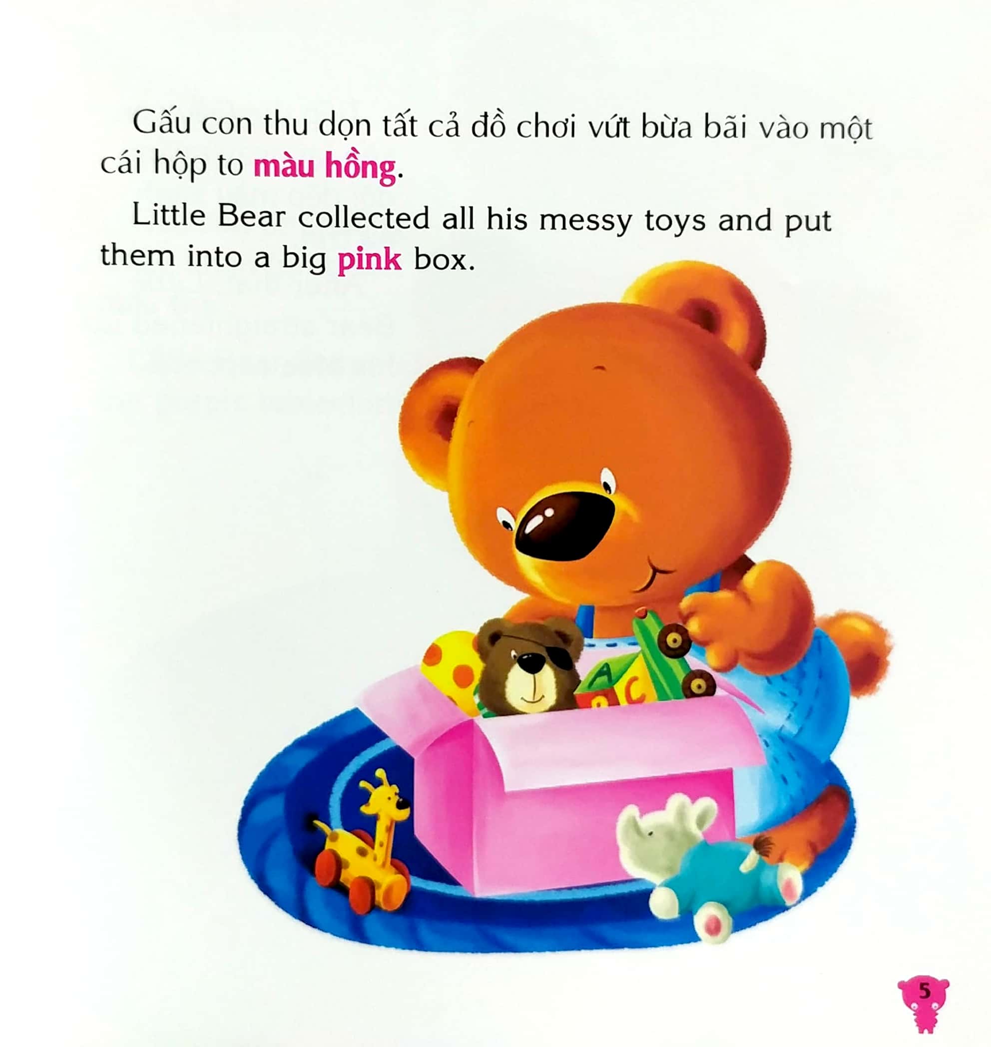 Be Ren Tri Thong Minh - Hoc Ve Mau Sac - Cung Don Dep Nao!