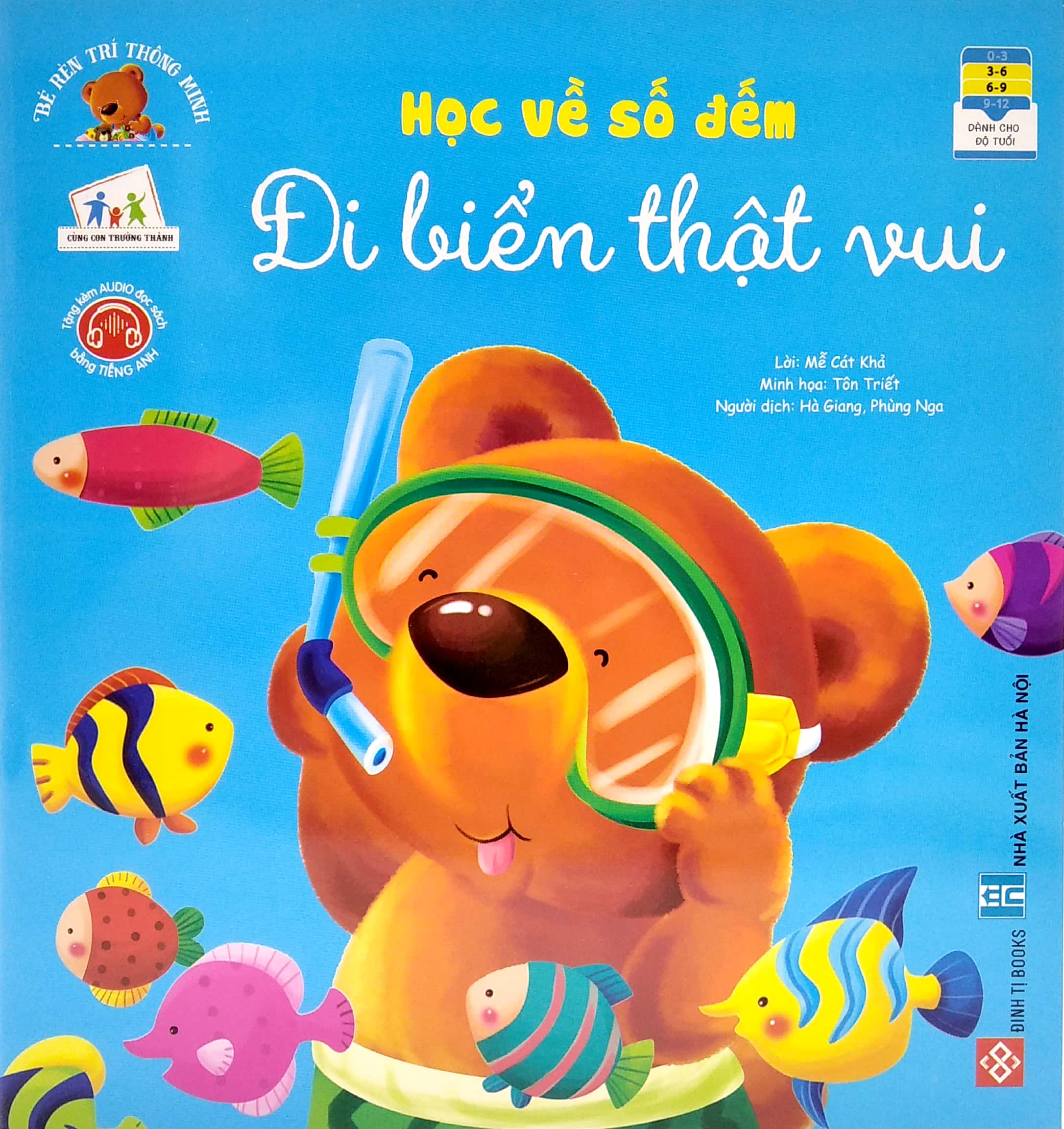 bé rèn trí thông minh - học về số đếm - đi biển thật vui