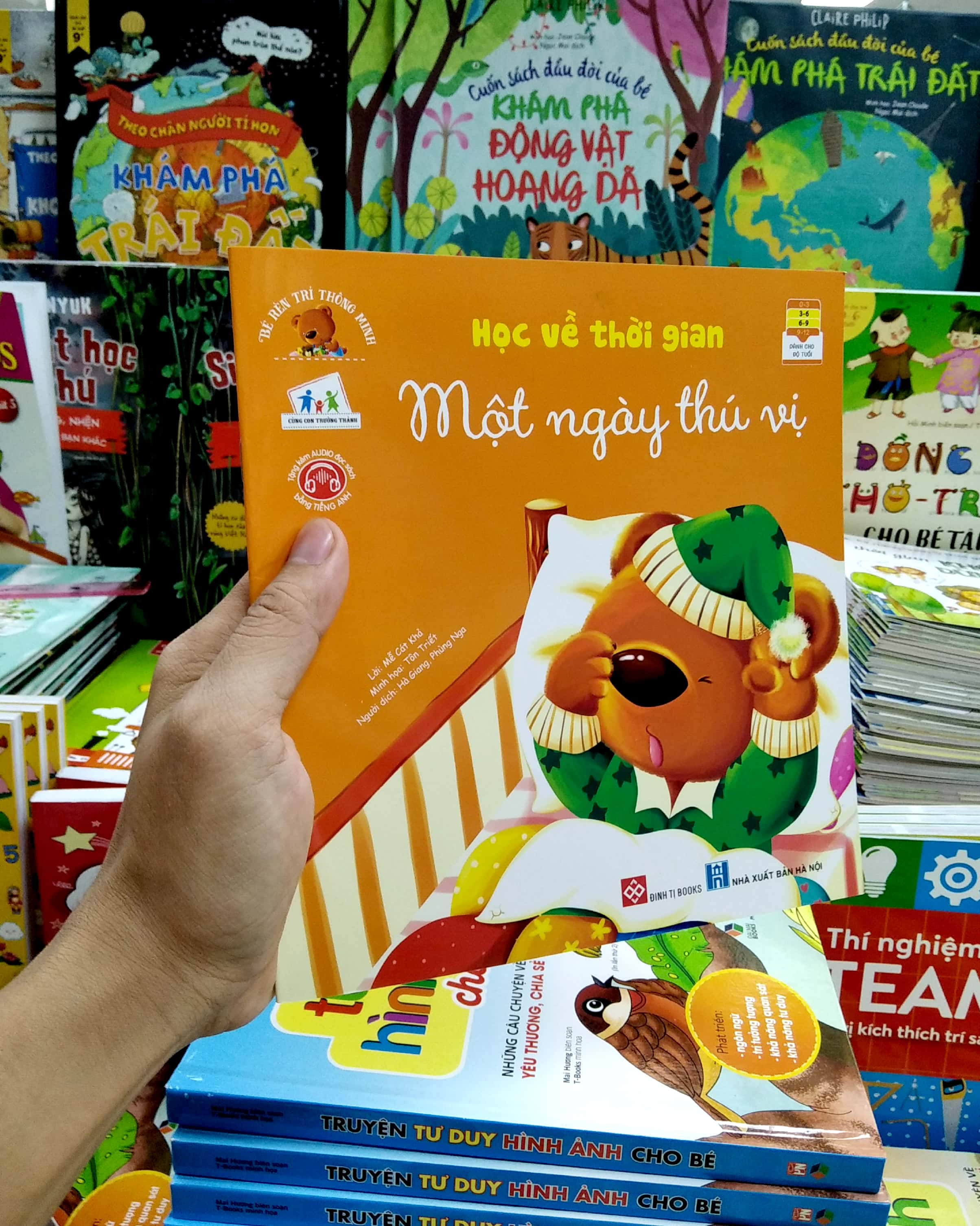 bé rèn trí thông minh - học về thời gian - một ngày thú vị