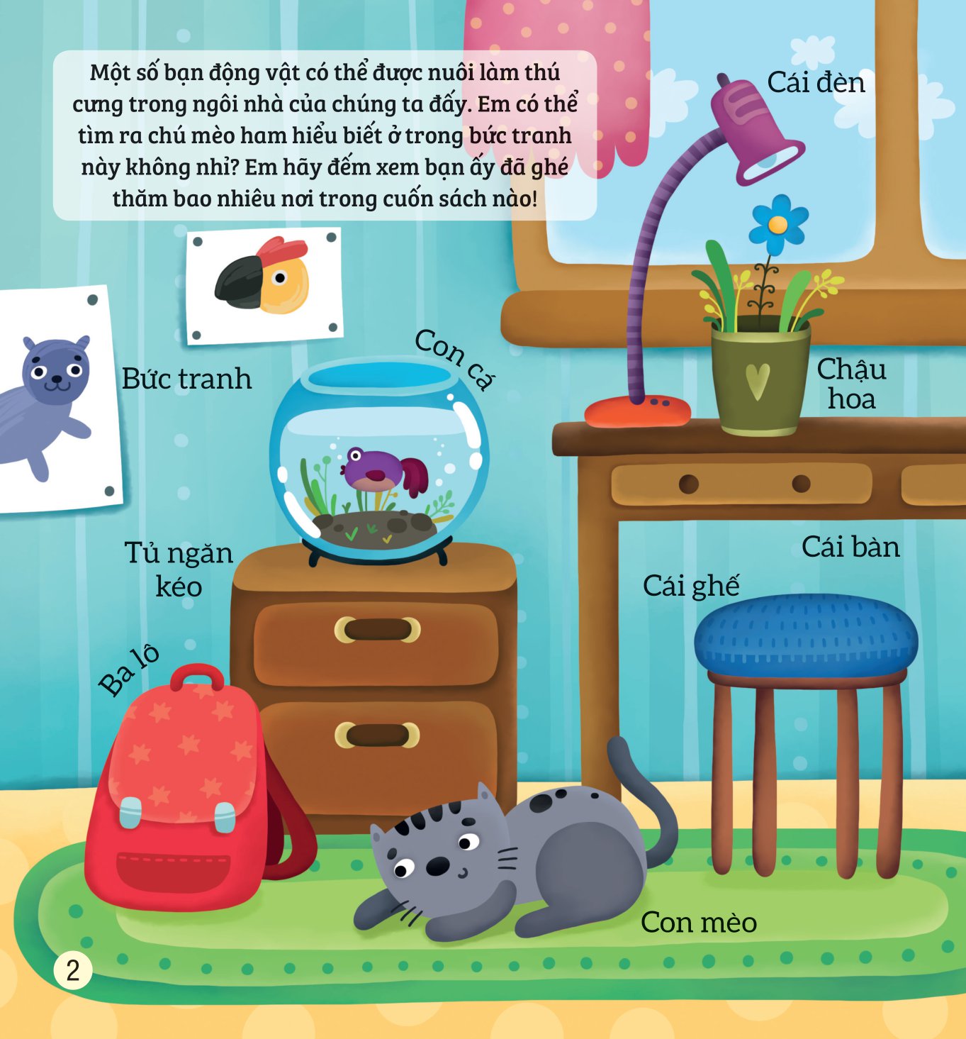 bé rèn trí thông minh qua hoạt động quan sát và tìm kiếm - các loài động vật