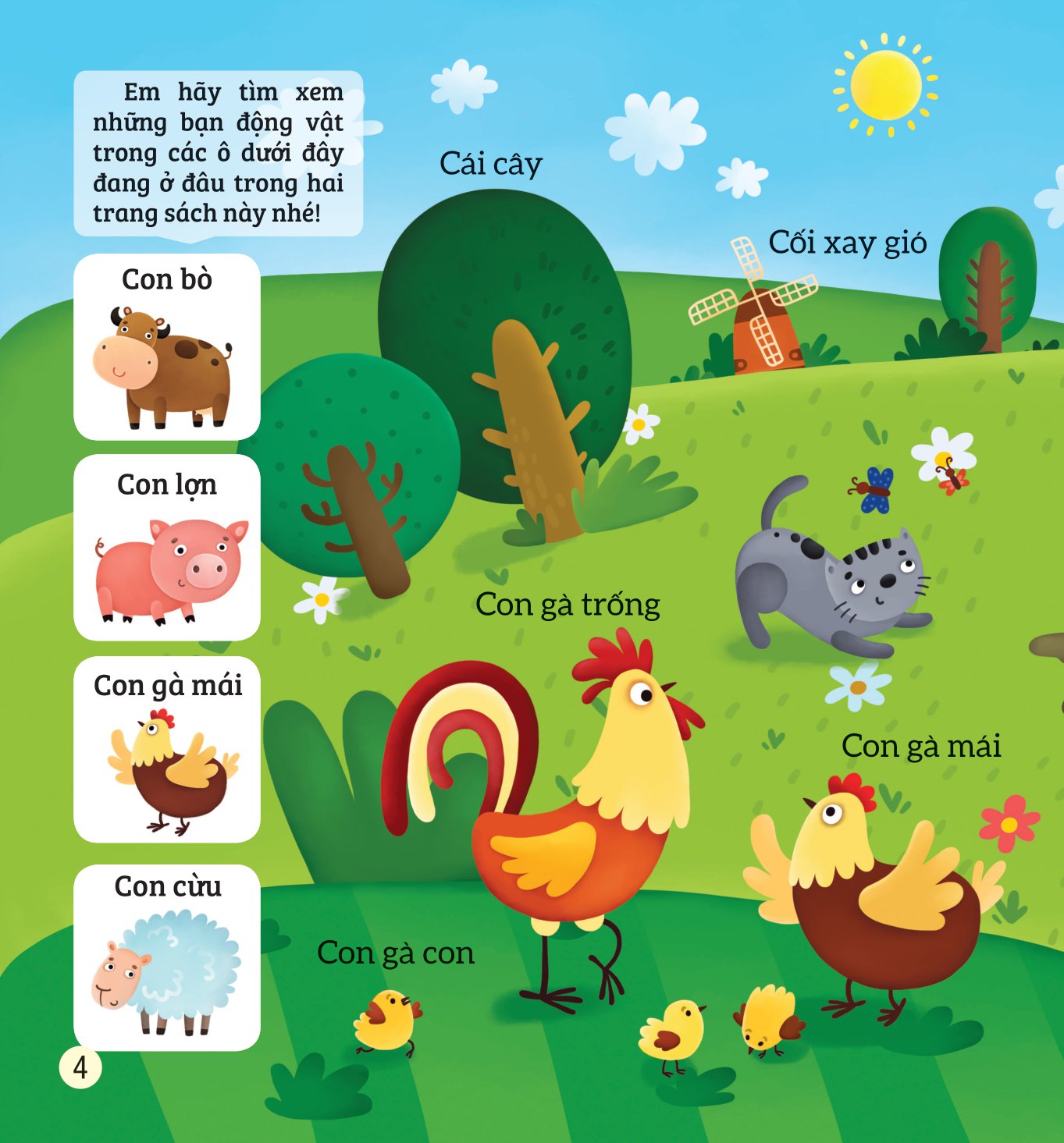 bé rèn trí thông minh qua hoạt động quan sát và tìm kiếm - các loài động vật