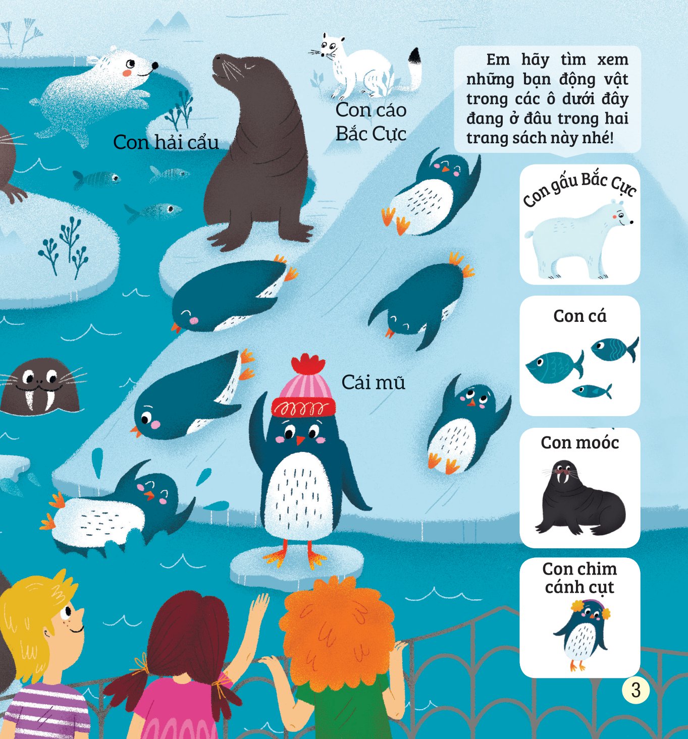 bé rèn trí thông minh qua hoạt động quan sát và tìm kiếm - ở sở thú