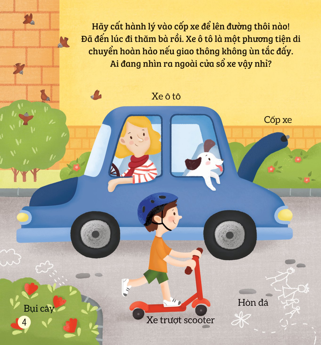 bé rèn trí thông minh qua hoạt động quan sát và tìm kiếm - phương tiện giao thông