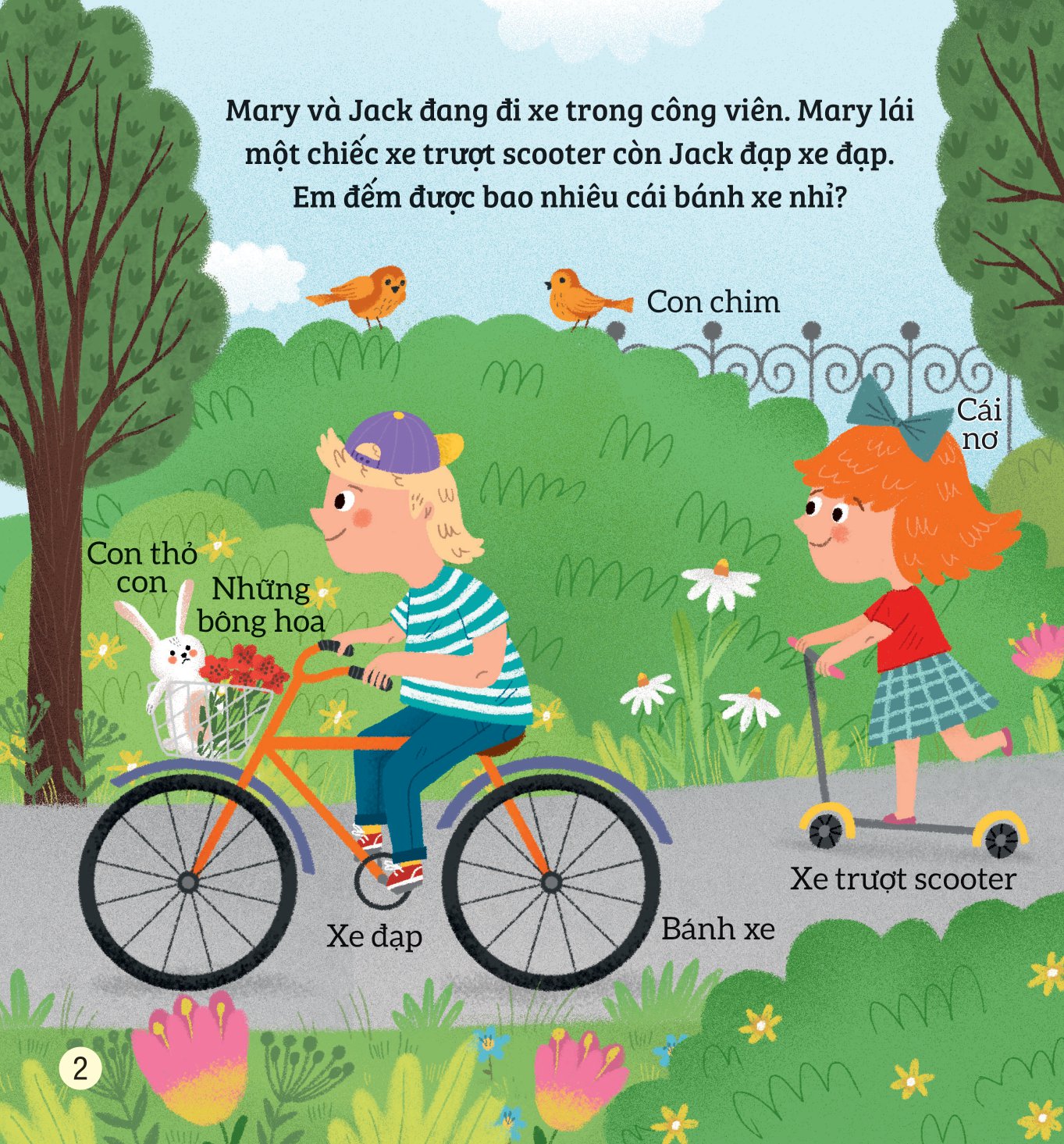 bé rèn trí thông minh qua hoạt động quan sát và tìm kiếm - trong công viên