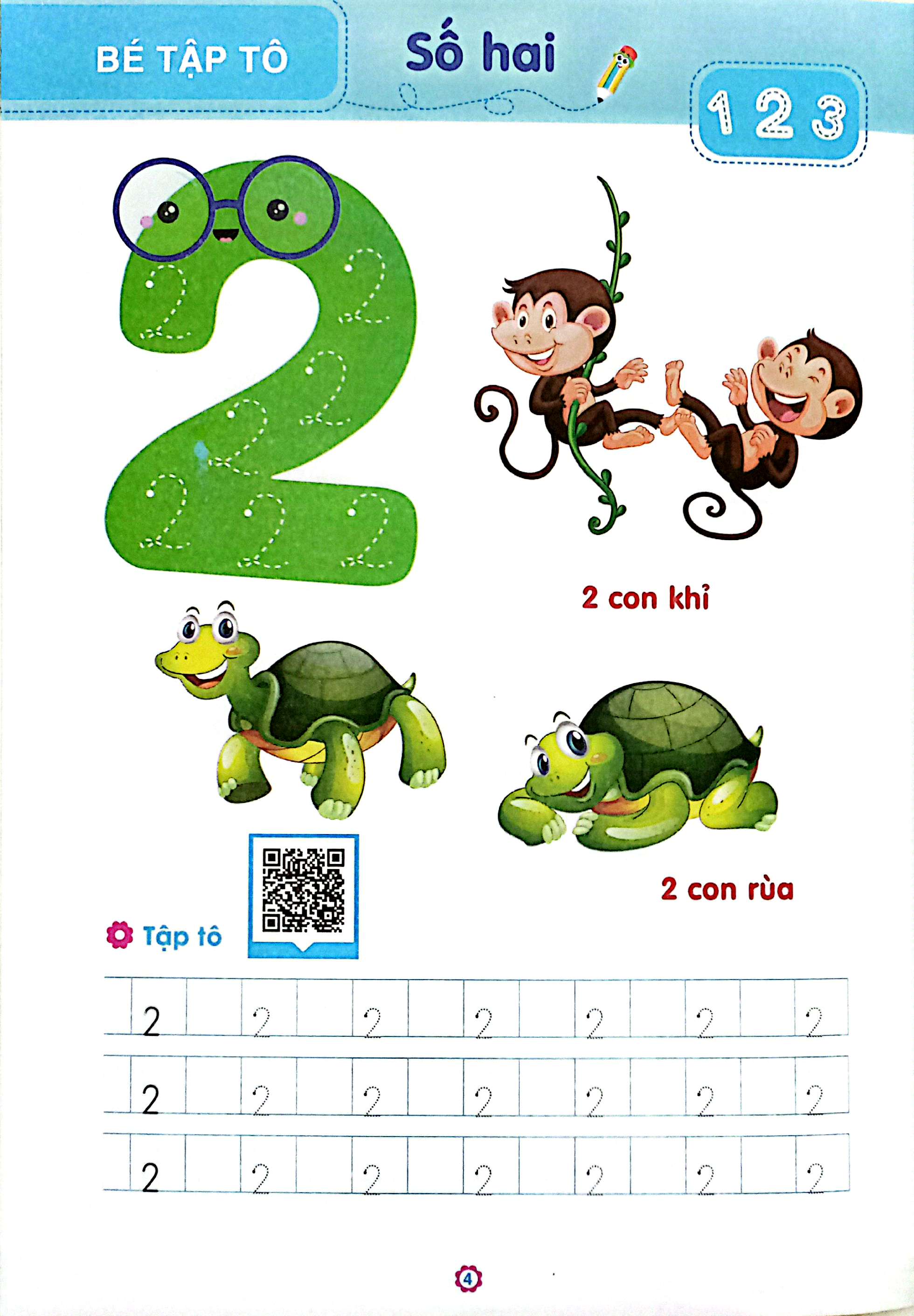 bé sẵn sàng vào lớp một: tập tô số (luyện viết theo chương trình mới) (dành cho trẻ 5-6 tuổi)