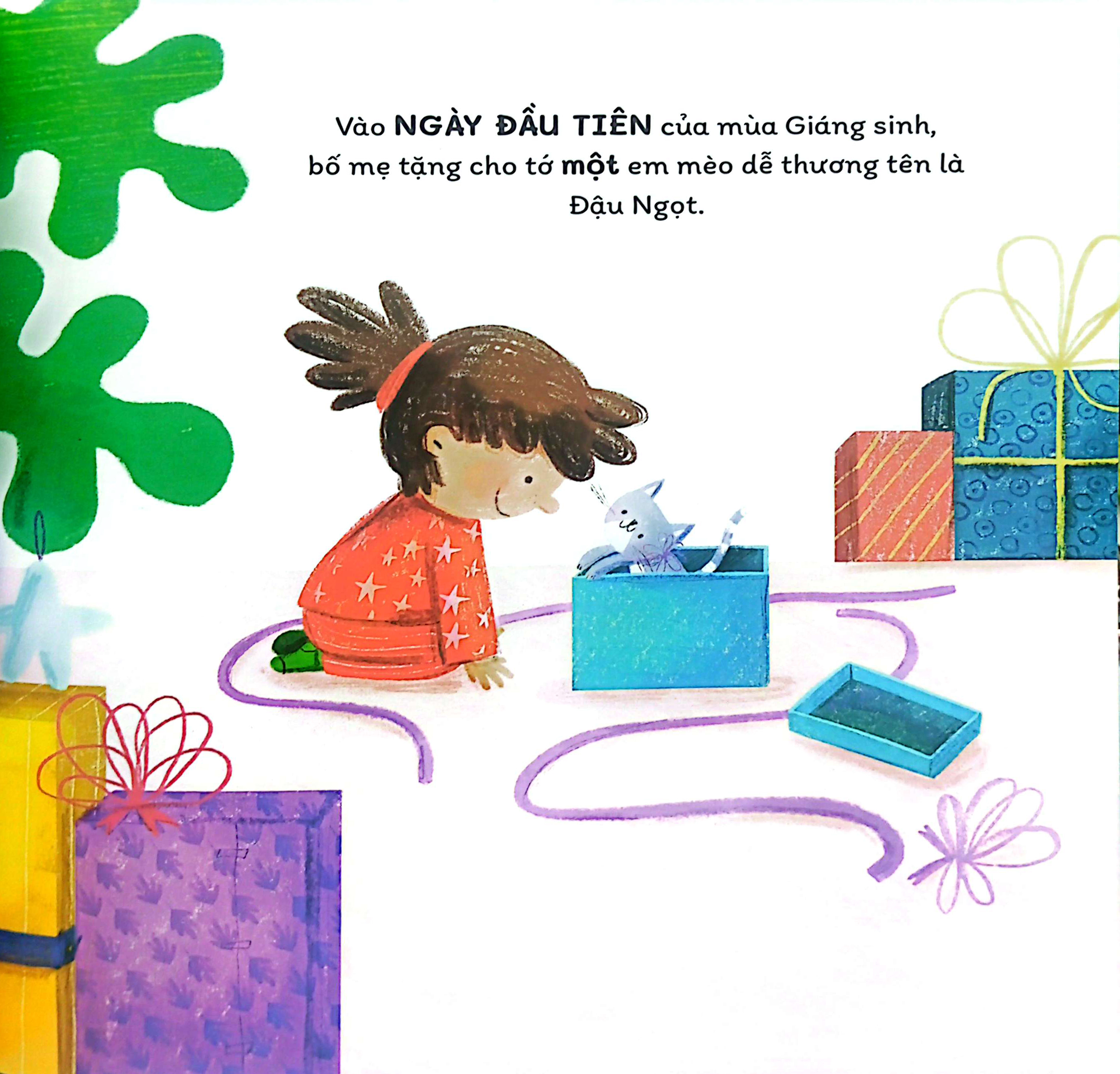 bé tập đếm và học về các loài động vật - 12 thú cưng giáng sinh