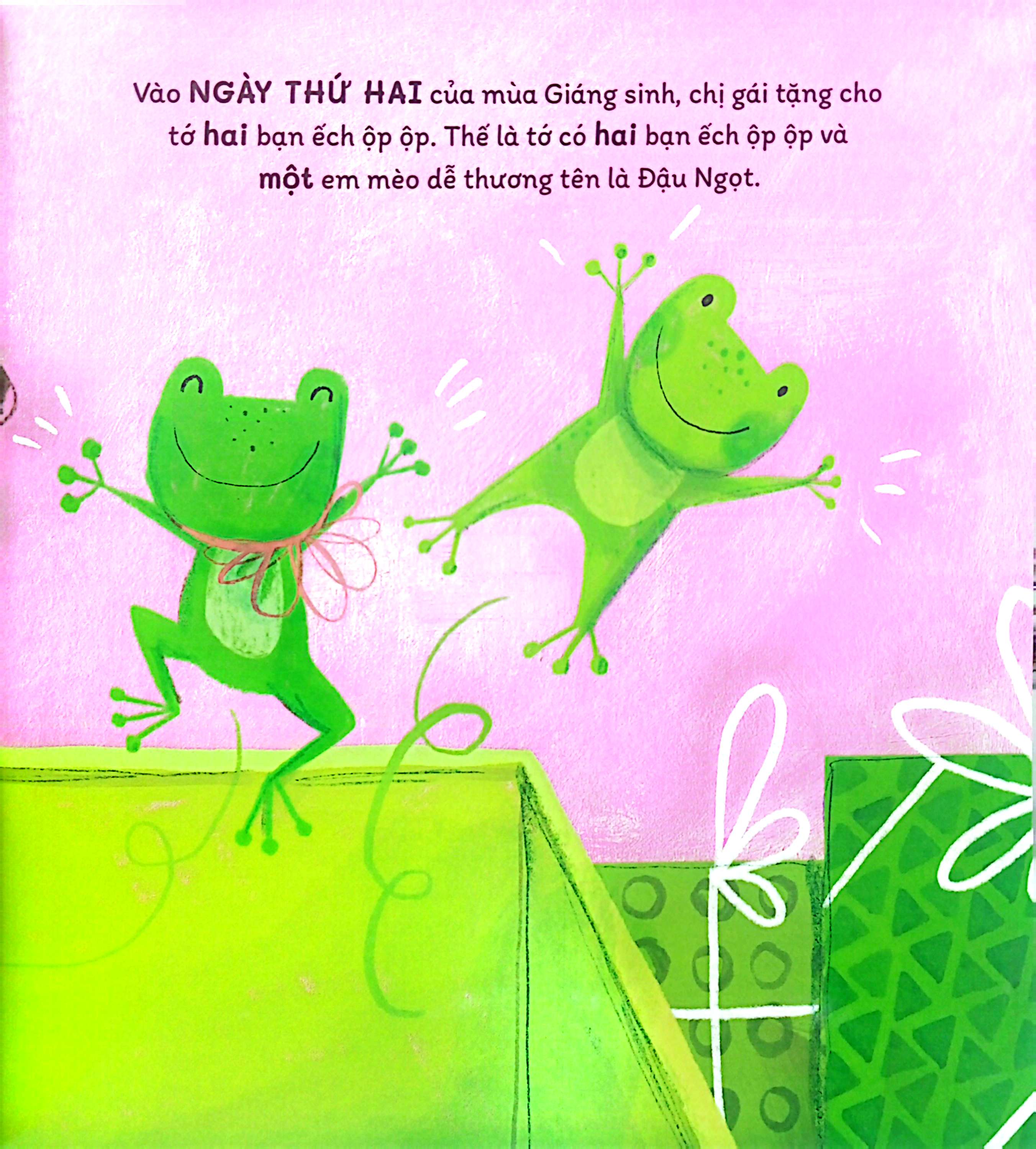 bé tập đếm và học về các loài động vật - 12 thú cưng giáng sinh