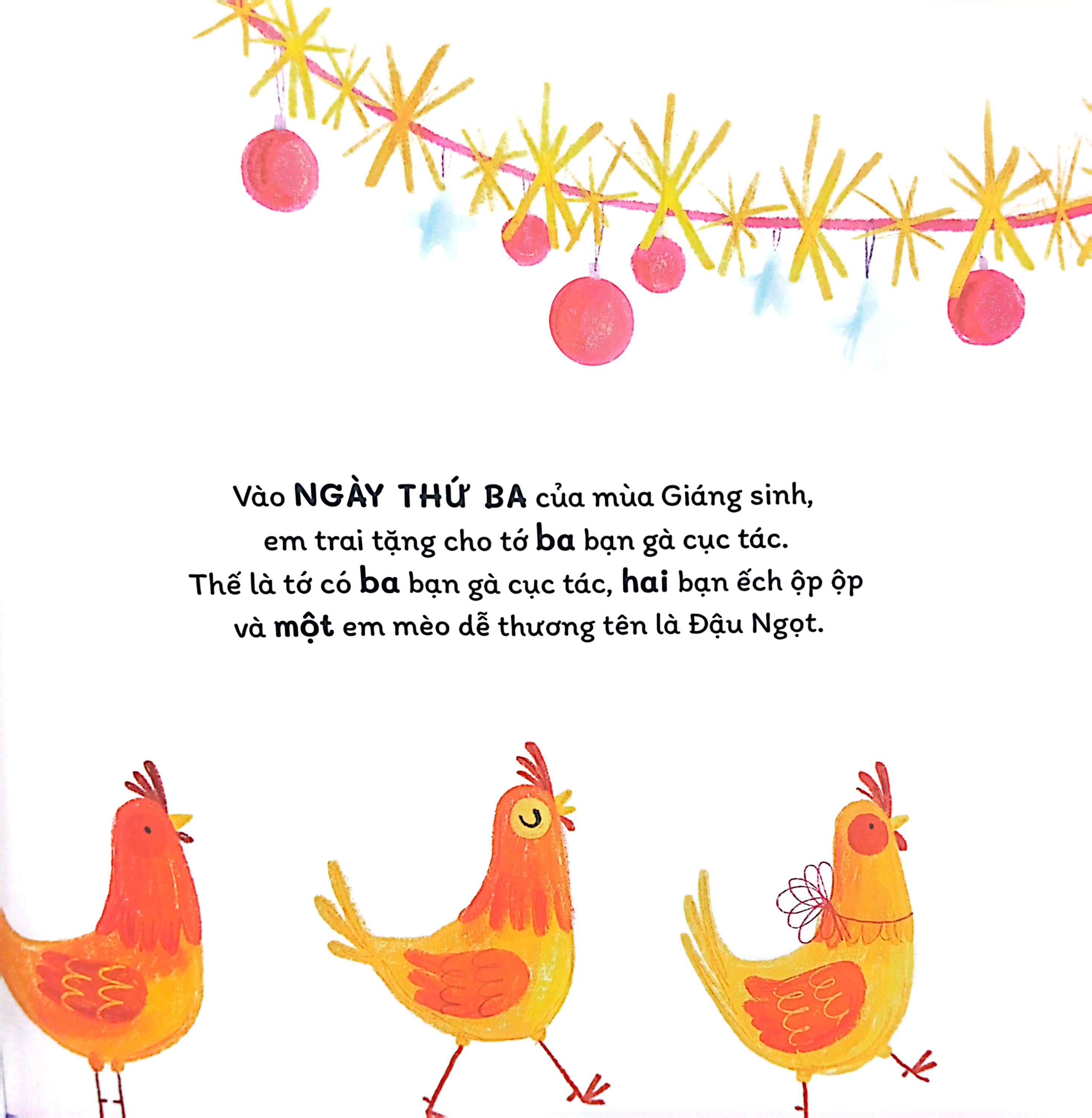 bé tập đếm và học về các loài động vật - 12 thú cưng giáng sinh