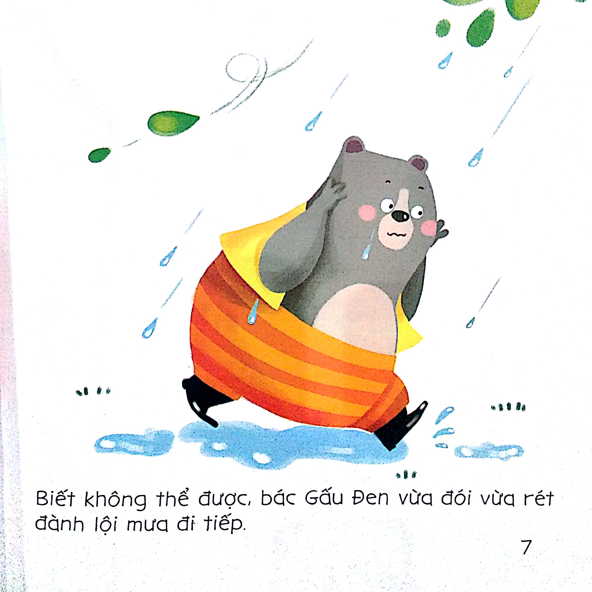 bé tập kể chuyện - bác gấu đen và 2 chú thỏ (tái bản 2022)