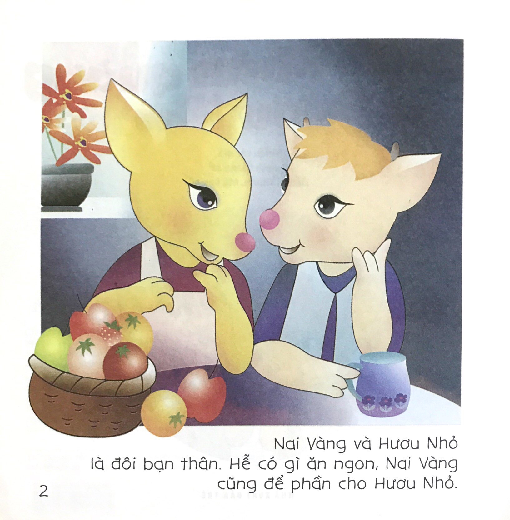 bé tập kể chuyện - chiếc khăn quàng của hươu nhỏ (tái bản 2022)