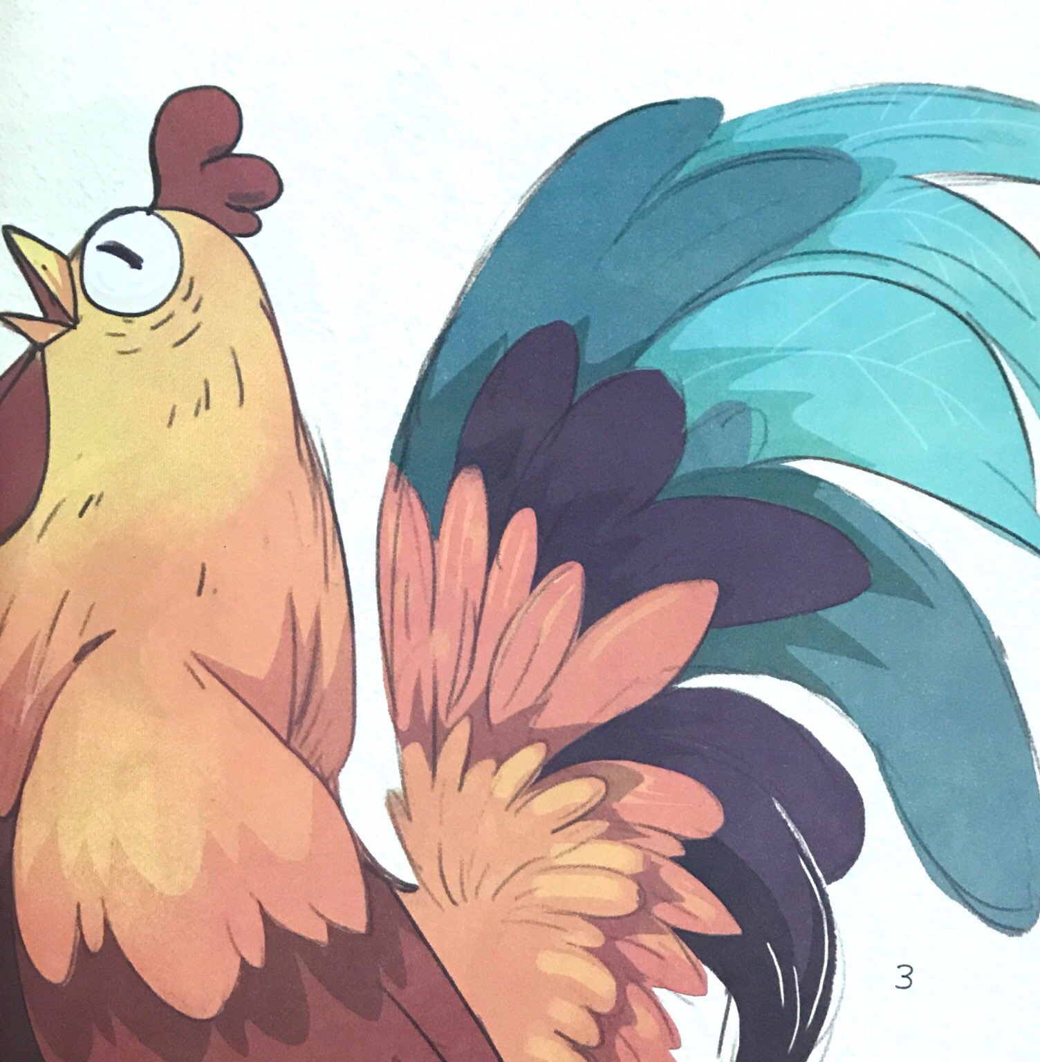 bé tập kể chuyện - chú gà trống kiêu căng (tái bản 2022)