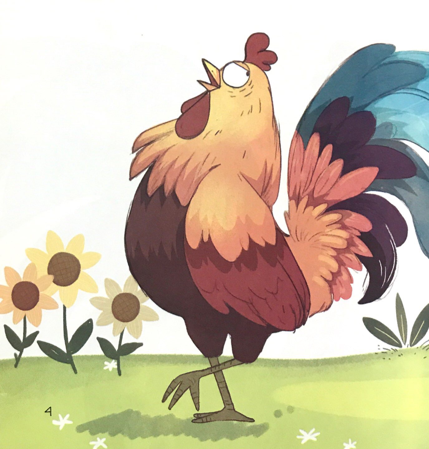 bé tập kể chuyện - chú gà trống kiêu căng (tái bản 2022)